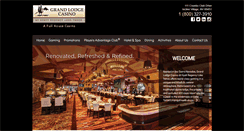 Desktop Screenshot of grandlodgecasino.com